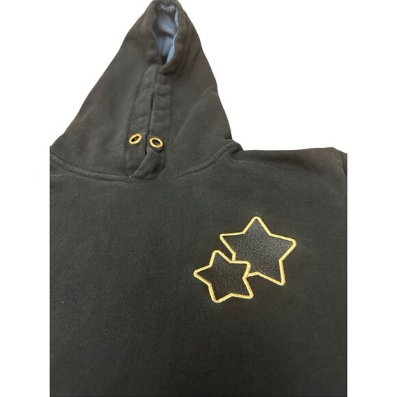 Sykkuno V-Tuber Men's T-shirt Hoodie Black  Blue Gold Star Size: S - Picture 3 of 5